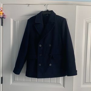 Navy blue, S asos pea coat